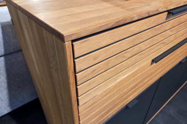 sideboard eiche mit lackfront