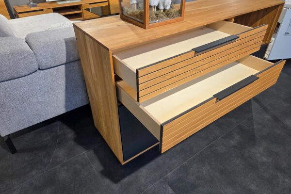 sideboard eiche mit lackfront