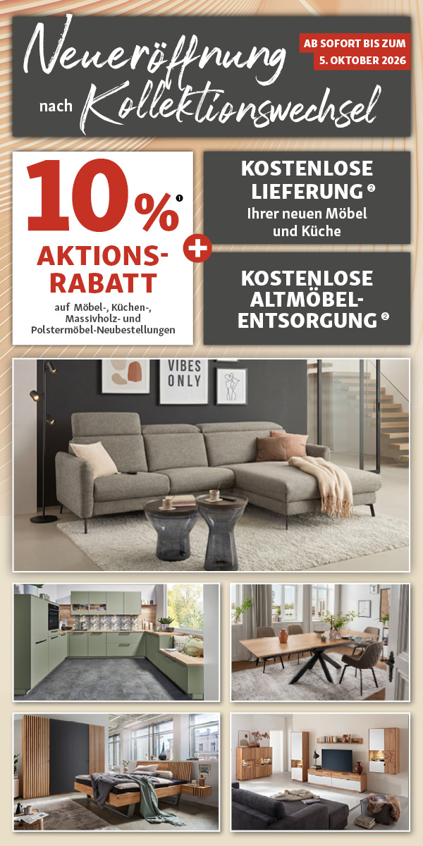 Möbel Köhler - Ihr Möbelhaus in Viersen 9 Aktion bei Möbel Köhler in Viersen